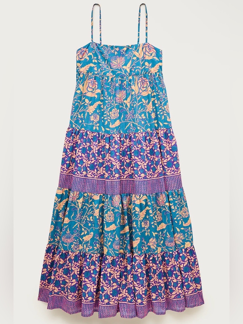 NWT J.Crew Organic Cotton Voile Tiered Sundress - Size Small